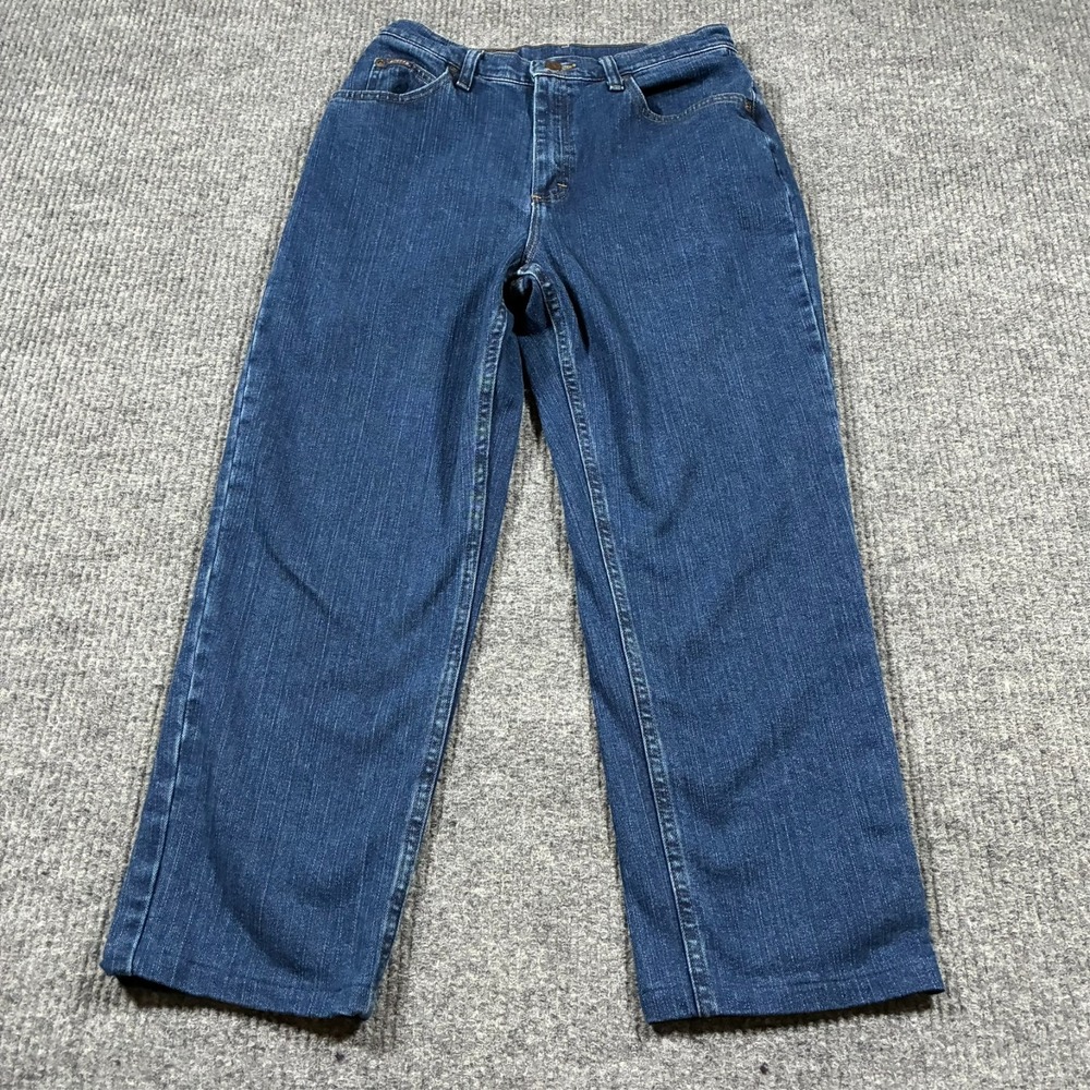 Denim Riders Womens Jeans Size‎ 10M Relaxed Straight Blue Casual High Rise Y2K
